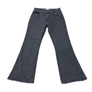 Etica Jeans Women's Slim Fit Flare Leg Gray Denim Jeans Size 31 x 31